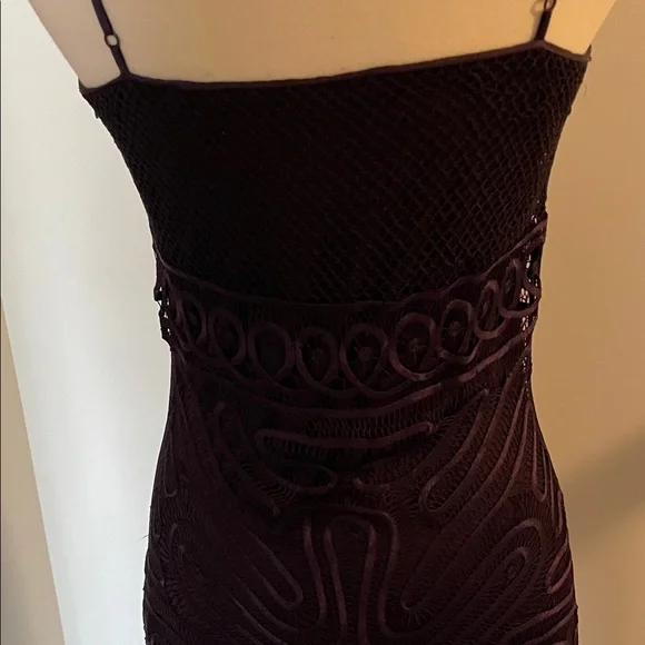 Guess Elegant Purple Midi Dress with Fringe - Picture 11 of 16